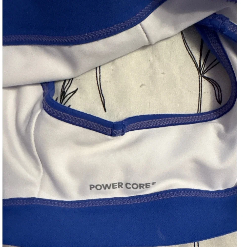 C9 by Champion Abstract Blue Print PowerCore Sports Bra, Size Large‎